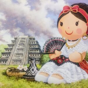 Ternura Tajín es una obra original de Roberto Benítez que rinde homenaje a la cultura totonaca y la magia de El Tajín, cuna de la vainilla. Un óleo que conecta la historia, la naturaleza y la tradición en un solo instante visual.